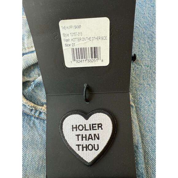 Mother Superior NWT The Huffy Skimp Hotter On The Other Side Straight Jeans 27 - Picture 11 of 16